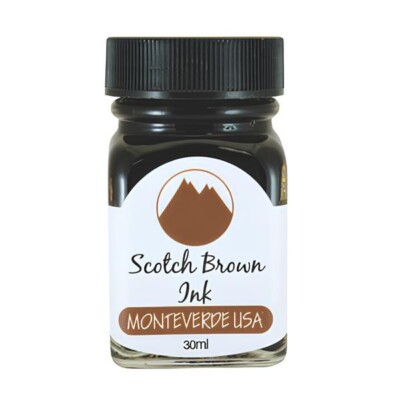 Monteverde 30ml Fountain Pen Ink Bottle Scotch Brown