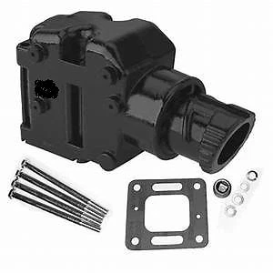 PAR Colector de Escape Codo Elevador 4.3 5.0 5.7 L 305 350 V8 MerCruiser 4" Juego 2 Foto 2 de 4