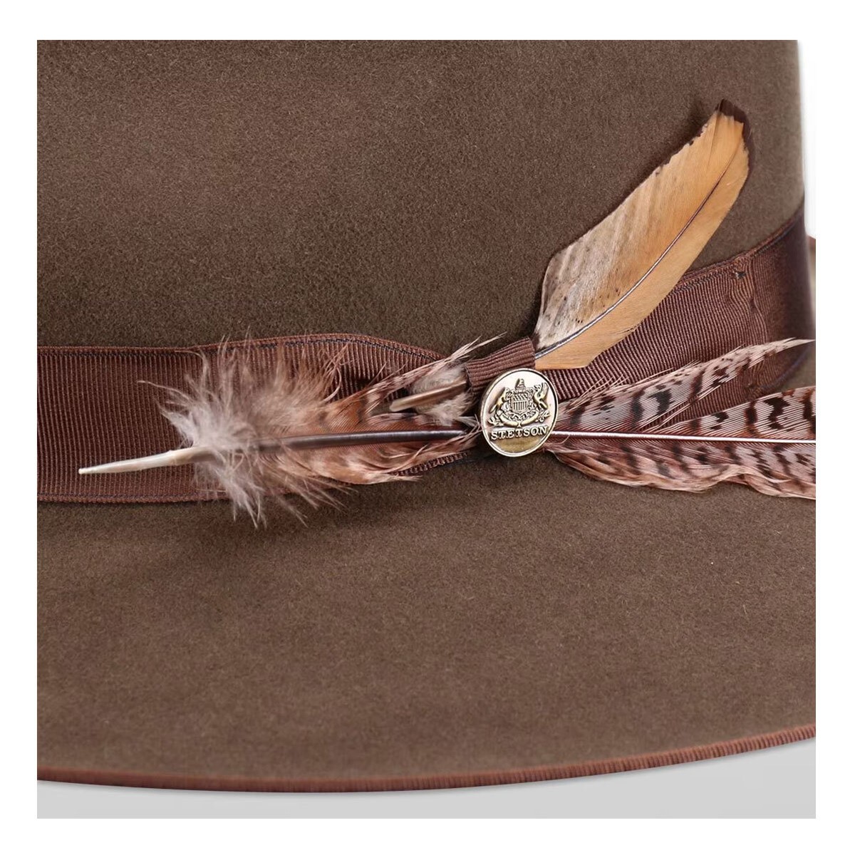 STETSON Breckenridge Wool Felt Walnut Hat (TWBKRGB-103475) | eBay
