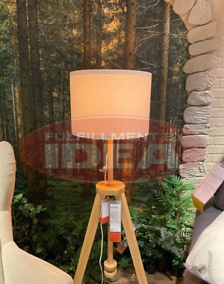 New IKEA LAUTERS Floor Lamp Ash/White 151 cm (59 