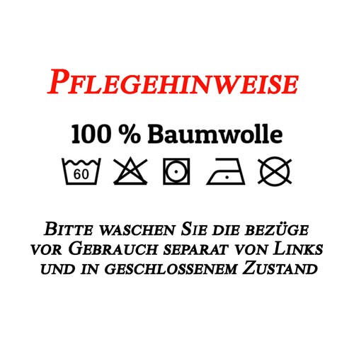 Linon Bettwäsche Playboy Bunny 135 x 200 + 80 x 80cm Bettzeug Bettbezug Renforcé - Bild 7 von 7