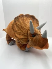 Dolgen Toms Toy Triceratops Plush Dinosaur Stuffed Orange Plush Long Toy