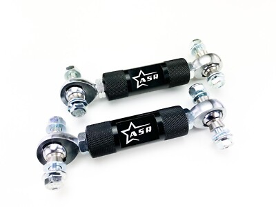 ASR CNC'd Billet 6061 T6 Aluminum Rear Sway Bar Links: RZR XP TURBO 17-19*
