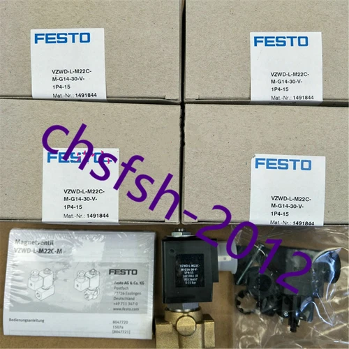 1 pcs New IN Box FESTO VZWD-L-M22C-M-G14-30-V-1P4-15 Solenoid valve