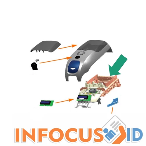 Zebra P1031925-035 - Véritable Kit Intérieur Haut Assemblage pour ZXP3