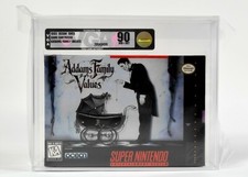 Thumbnail of ebay&reg; auction 325581356635 | Nintendo SNES,Addams Family Values,VGA Gold 90 NM+/MT