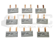 LOT OF 9 SIEMENS 5ST3 630 BUSBAR 16MM