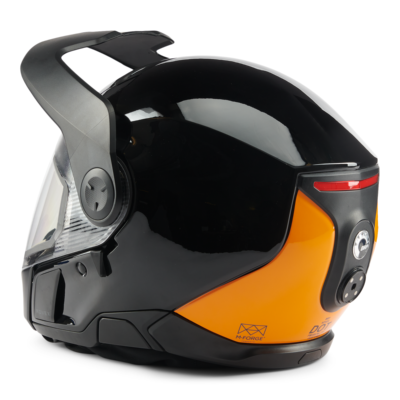 2,500円お安く!⭕️Volan◎Nose Rider 2◎9.7インチ Ski-Doo OEM Advex Sport Radiant Snowmobile Helmet Black/Orange 2XL