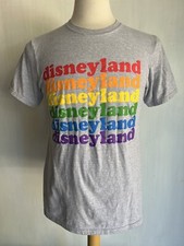 DISNEYLAND Official Unisex RAINBOW PRIDE LGBTQ Disney Parks T-Shirt Size Medium