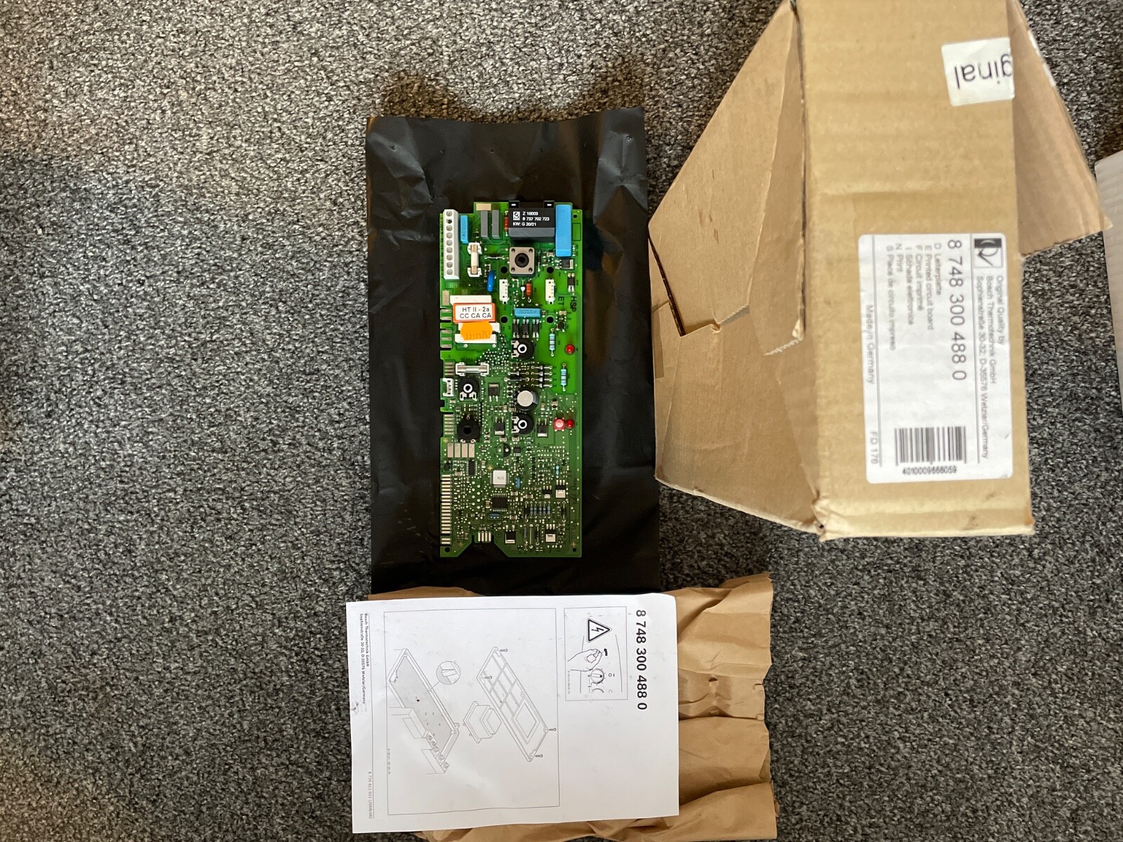 Worcester 87483004880 Circuit Board - Green - 28si 2 and 24si 2 