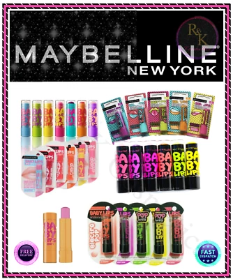 Maybelline Baby Lips Lips Balm - 8hr Moisture - SPF NEW Choose Your Shade - New