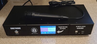 Singtronic dsp 3000pro digital 2 in 1 professional karaoke mixer & processor 