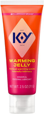 Warming Jelly Personal Lubricant 2.5 Oz , Premium Non-Greasy Warming Lube for W