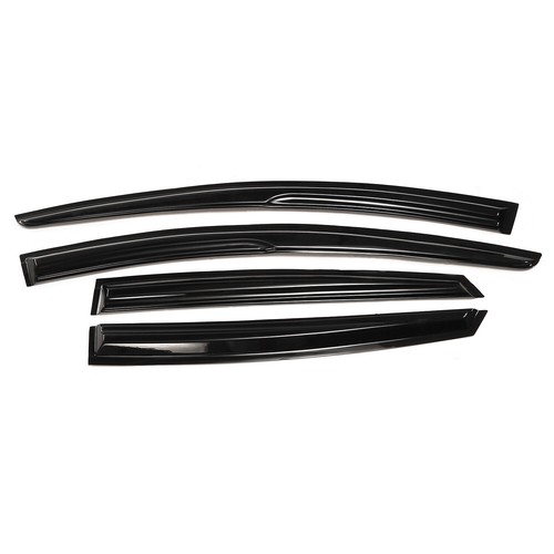 For 2012-2018 Ford Focus 4Door JDM 3D Wavy Mugen Style Window Visors Rain Guards - Picture 8 of 12