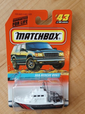 Matchbox Sea Rescue Boat  1999 mint on card series 9 