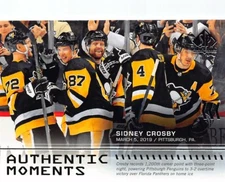 2019-20 SP Authentic #102 Sidney Crosby AM