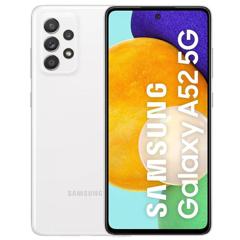 Samsung Galaxy A52 5G SM-A526B/DS - 128GB - Awesome White Samsung Galaxy A52 5G SM-A526B/DS - 128GB - Awesome White