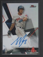 TZU-WEI LIN 2018 FINEST REFRACTOR AUTO CARD #FA-TWL