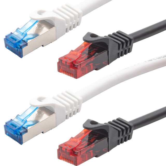 Netzwerkkabel CAT 7 Patchkabel 5e LAN Internet Ethernet Netzwerk Kabel 0 15m-50m