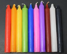 6" Ritual Candles | Bundle of 7 | Wiccan Magick - You Pick Color (Taper Candle)