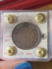 M&uuml;nze Canada Giorgio V 1 Prozent 1919 Sealed BB / Spl Subalpina