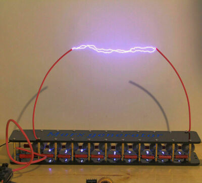 DIY  6/10/20 level high voltage Marx generator pulse high voltage arc Kit