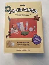 NIB Hally Color Cloud Atomic Blonde Demi-Permanent Foaming Holiday Hair Dye Kit