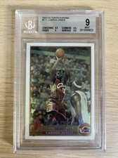 2003-04 TOPPS CHROME LEBRON JAMES RC ROOKIE NBA BASKETBALL CARD BGS 9