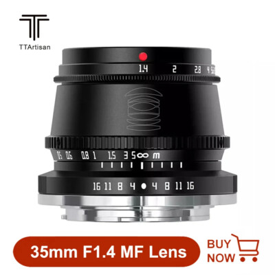 TTArtisan 35mm F1,4 APS-C MF Objektiv Manueller Fokus Für Sony (Gebraucht)