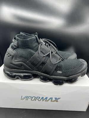 Nike Air Vapormax Flyknit Utility Triple Black Mens SZ 12 (AH6834-001) OG ALL Buy Nike Air VaporMax Utility Triple  main image 4