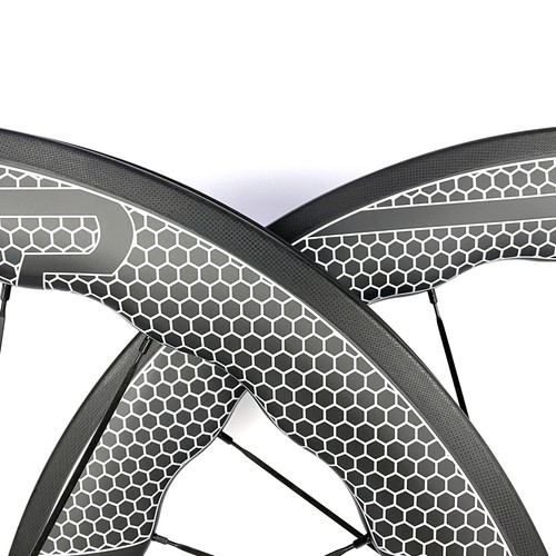 700C 6560 28mm Width Road Bike Carbon WheelSet Rim Brake UD Matte Clincher - Picture 9 of 22