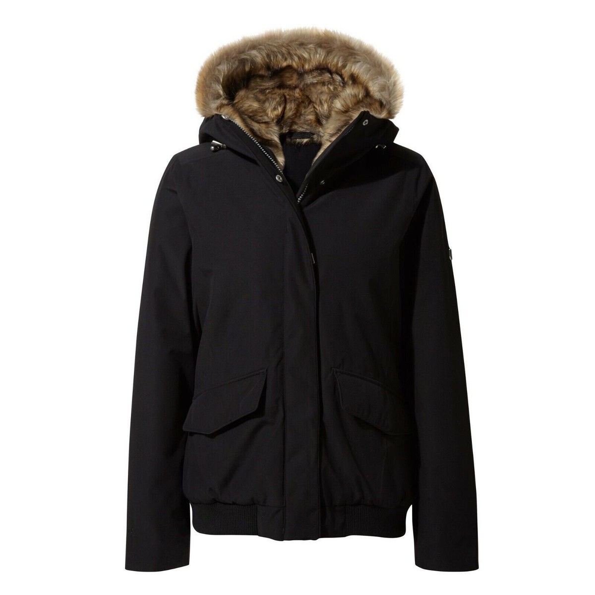 Craghoppers Lucerne Womens Waterproof Jacket Black size UK 10