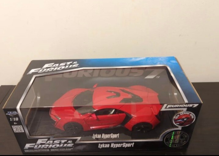 Jada 1:18 Fast and Furious 7 RED Lykan Hypersport | eBay