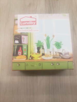 Lundby Kitchen Accessories Set (Plants, Food) Lundby Factory Seal MISB