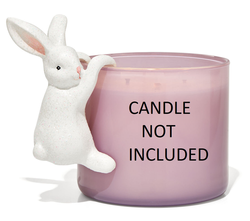 Bath Body Works HANGING BUNNY Easter Candle Hanger Climber Hugger for 3-wick - Picture 3 of 7