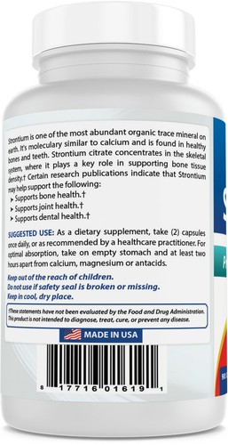 Best Naturals Strontium 680mg/Serving 90 Capsules - Picture 6 of 7
