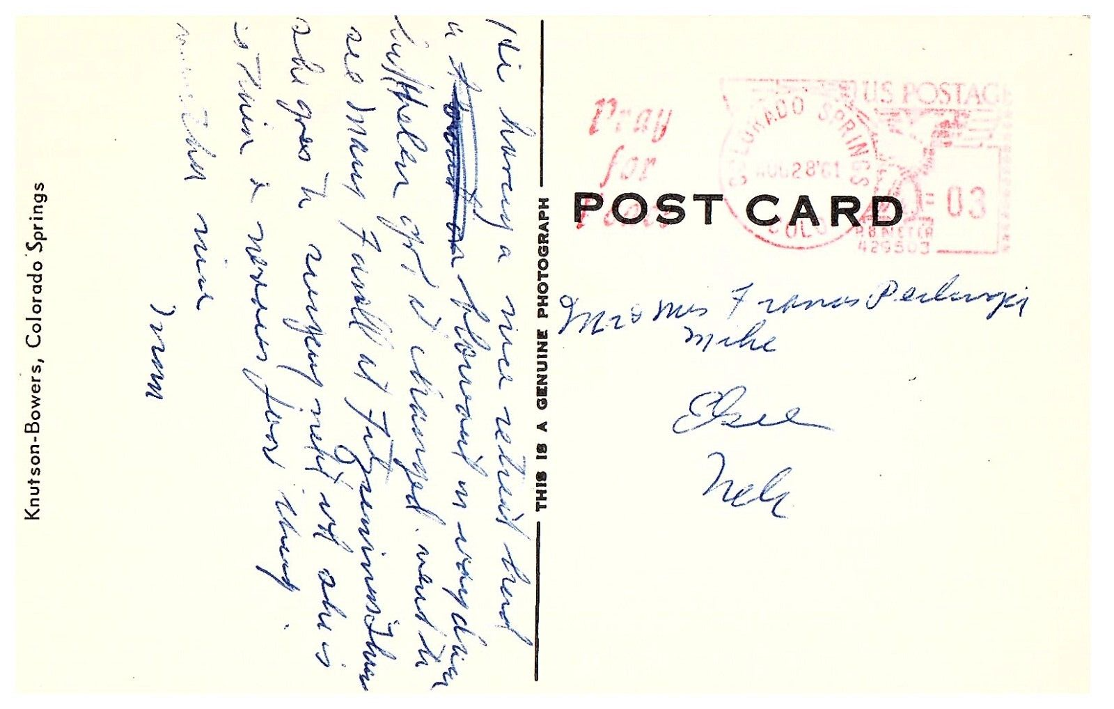 RPPC Postcard El Pomar Garden & Statues Colorado Springs 1961 eBay