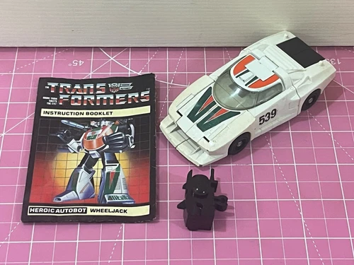 Wheeljack G1 1980s TRANSFORMERS Vintage Original w/ Instructions And Accessory