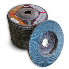 LOT OF 10 ZIRCONIUM SLAT FLAT DISCS 125 MM GRAIN 80