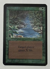 Stream of Life - Alpha - Magic the Gathering MTG - Vintage - NM