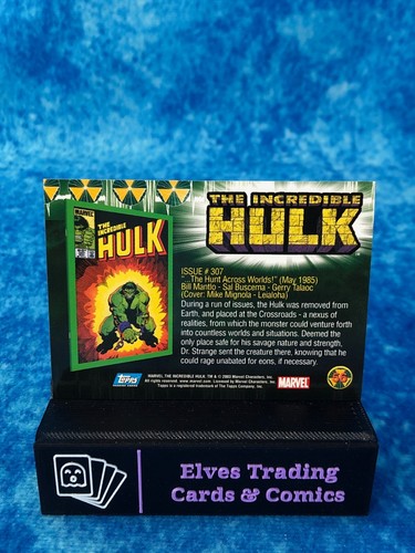 The Incredible Hulk SINGLE Non-Sport Trading card by Topps 2003 MARVEL - Picture 116 of 148