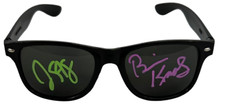 Brian Knobbs & Jerry Sags autographed signed sunglasses WWE WWF JSA Nasty Boys