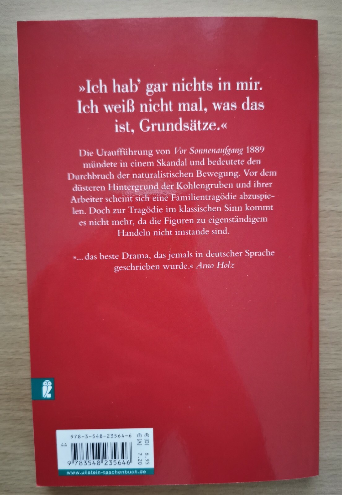 Drama Von G Hauptmann Vor Sonnenaufgang von Gerhart Hauptmann (1999, Taschenbuch) online