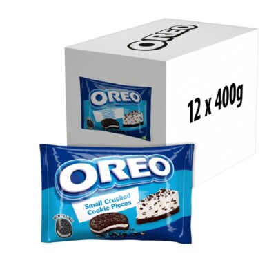 Oreo Krümel zum Topping Waffeln Crêpes Eis Creamy Crunch 12 Packungen à 400gr