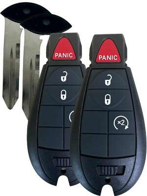 2 For 2010 2011 2012 2013  Jeep Grand Cherokee Push To Start Remote Smart Key