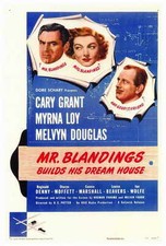 MR. BLANDINGS BUILDS HIS DREAM HOUSE Movie POSTER 27x40 Cary Grant Myrna Loy