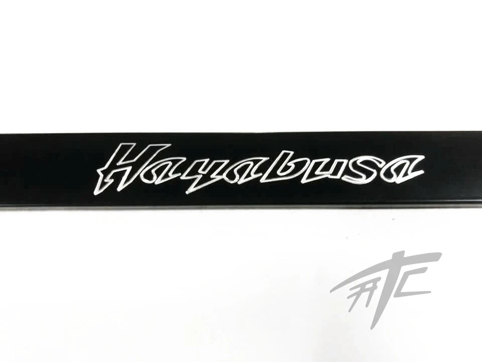 BARRA DE FRENO HAYABUSA GRABADA NEGRA CORTE CONTRASTE 18" 1999-2007 SUZUKI HAYABUSA Foto 3 de 3