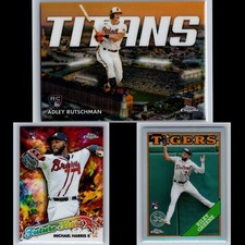 2023 Topps Chrome Inserts - Titans, Future Stars,  and '88's YOU-PICK