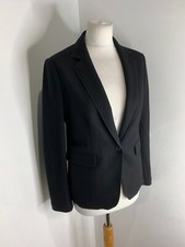 Rag & Bone Unstructured Blazer Jacket Us 6 Uk 10 Vgc Wool Tweed Black Textured