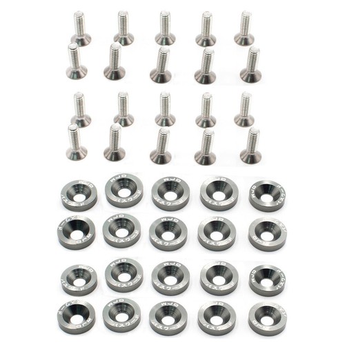 Jdm Fender Washers 40-Piece JDM Billet Aluminum Washer Kit - Blue, For Fender & Engine Bay Dress Up JDM Billet Aluminum Washers - Foto 13